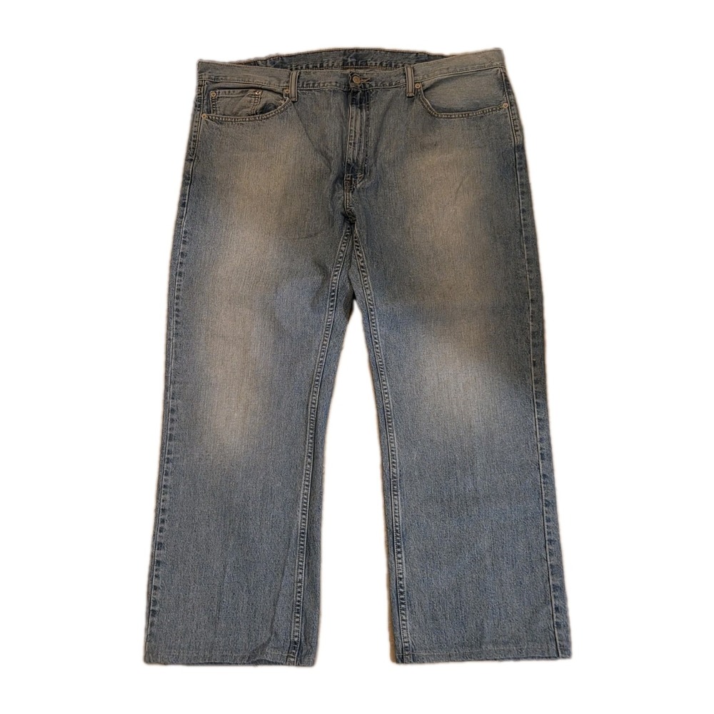 LEVI'S 559 Relaxed Straight Denim Jeans Medium Wash Tag 42×30 (Hemmed to‎ 29" L)